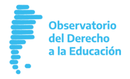 Logo Observatorio del derecho a la educación